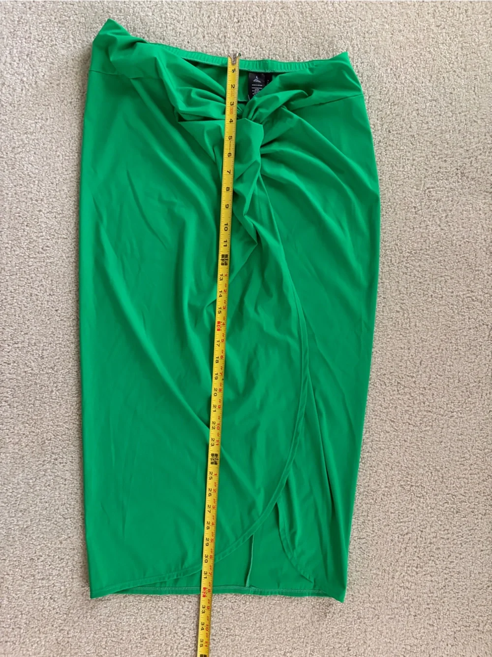 Alex Marie Emerald Green Twist-Front Swim Skirt - Picture 4 of 8